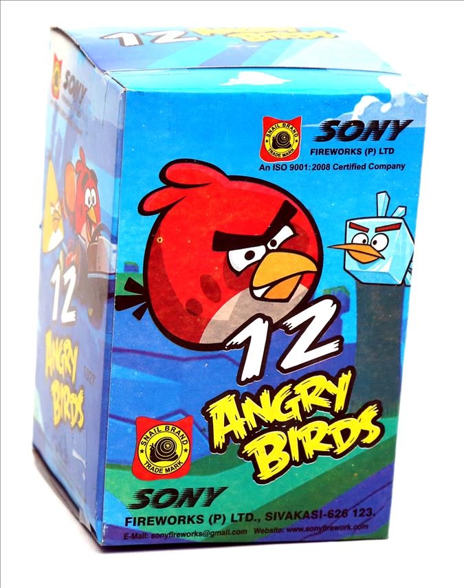 12 Angry Bird – 12 Shot Repeating Shooter | Sony Fireworks | Umayal Crackers