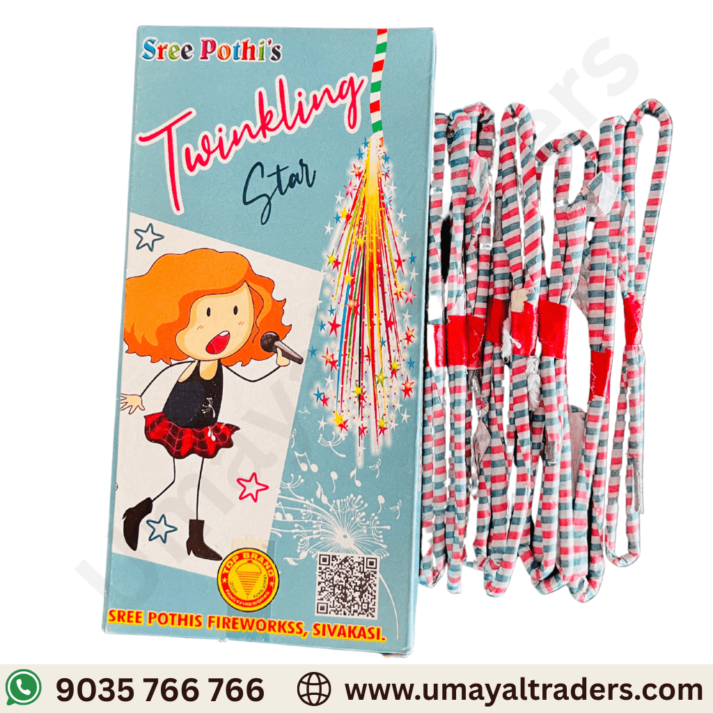 Silver Twinkling Star (1½")