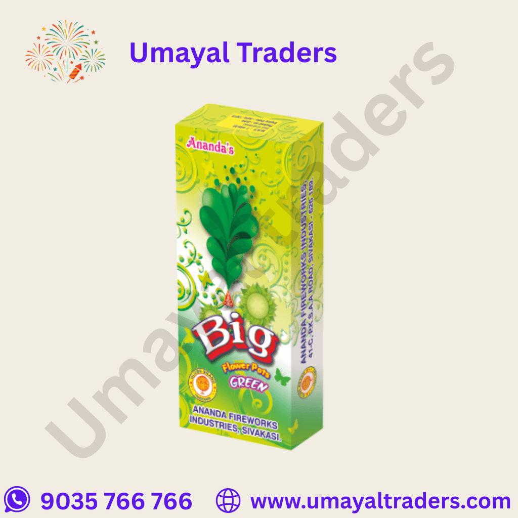 Ananda Green Flower Pots Big thumbnail