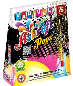 Asrafi Pops (5 Pcs/Box) – Fancy Fountain Crackers | Vadivel Fireworks | Umayal Crackers