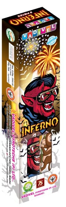 Inferno – Premium Aerial Shells (2 Pcs/Box) | Vadivel Fireworks | Umayal Crackers thumbnail