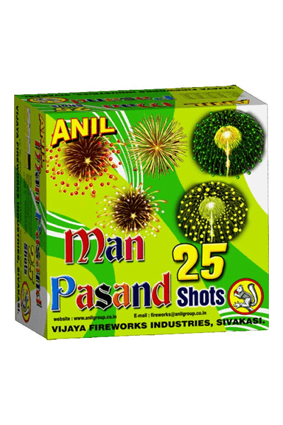 Man Pasand – 25 Shots Green Crackers | Vibrant Fireworks By Anil Fireworks thumbnail