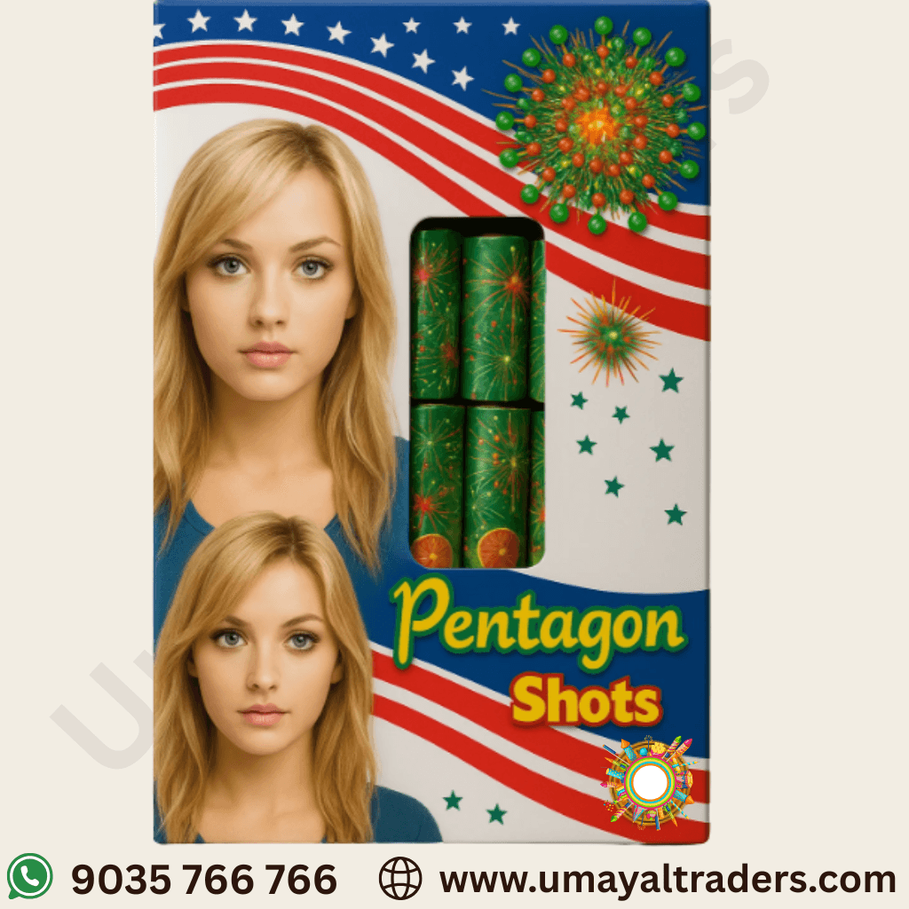 1' Pentagon (5 Colour Out) thumbnail