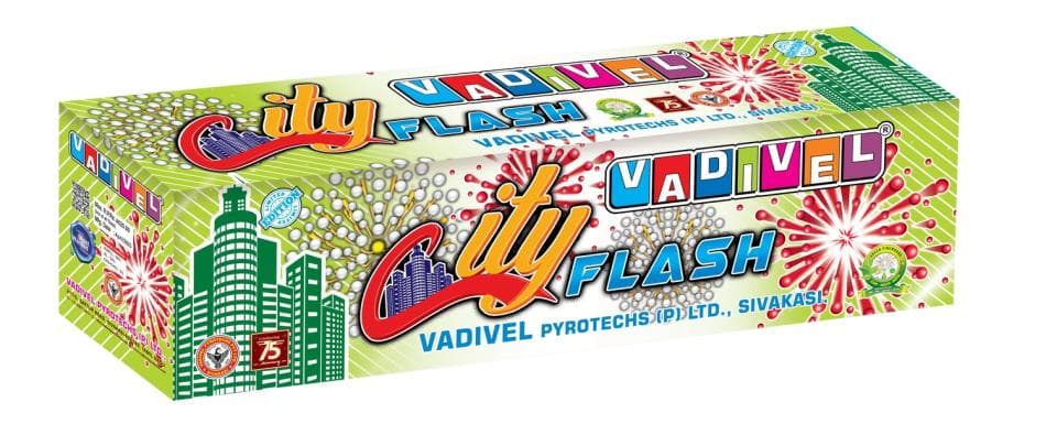 City Flash – Multi Aerial Shots (20mm) | Vadivel Fireworks | Umayal Crackers thumbnail