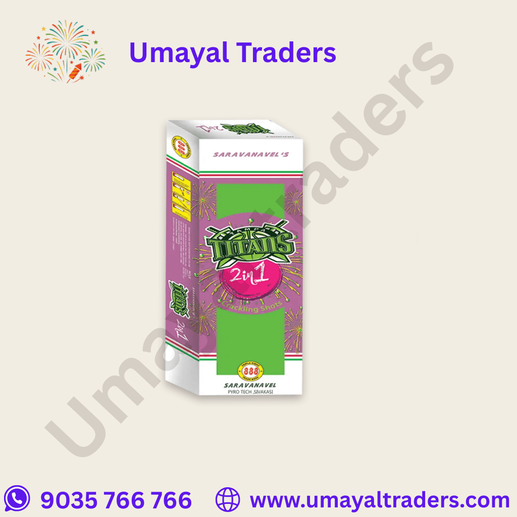 Saravanavel Titans Sky Shot (Green & Silver)